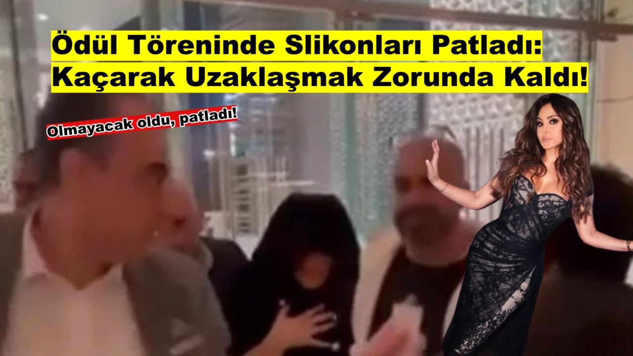 Ödül Töreninde Şok Olay: Elissa'nın Silikonları Patladı!