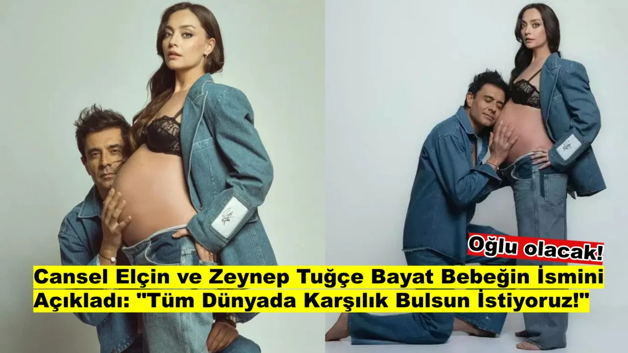 Cansel Elçin ve Zeynep Tuğçe Bayat Bebeklerinin İsmini Açıkladı!