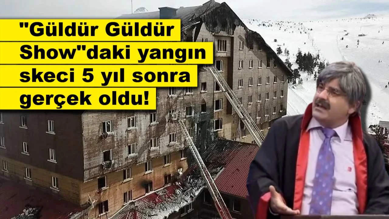 "Güldür Güldür Show"daki yangın skeci 5 yıl sonra gerçek oldu!