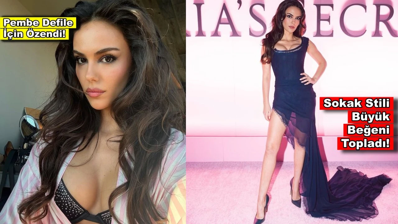 Ünlü oyuncu Özge Kaya'dan defile öncesi iç çamaşırlı pozlar!