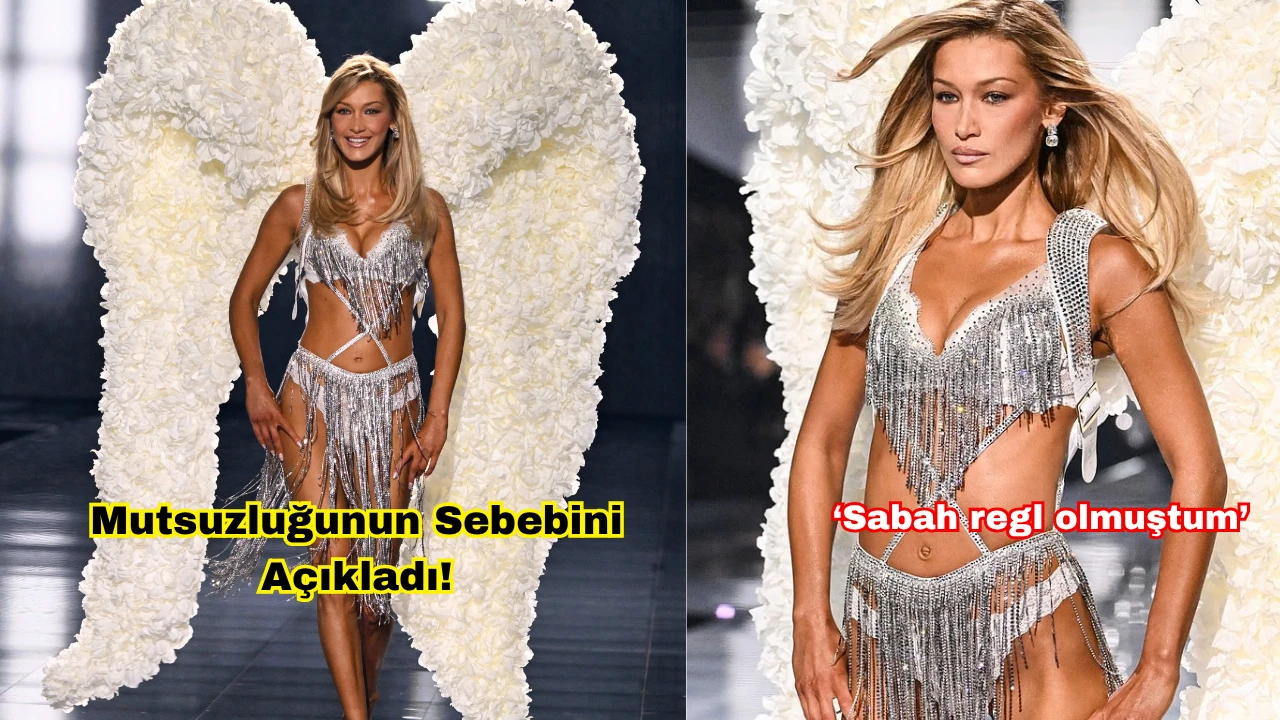 Bella Hadid defilede neden mutsuz olduğunu açıkladı: "O sabah regl olmuştum ve..."