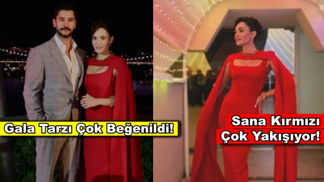 Ona kırmızı çok yakışıyor! Hande Doğandemir'in gala tarzı büyük beğeni topladı!