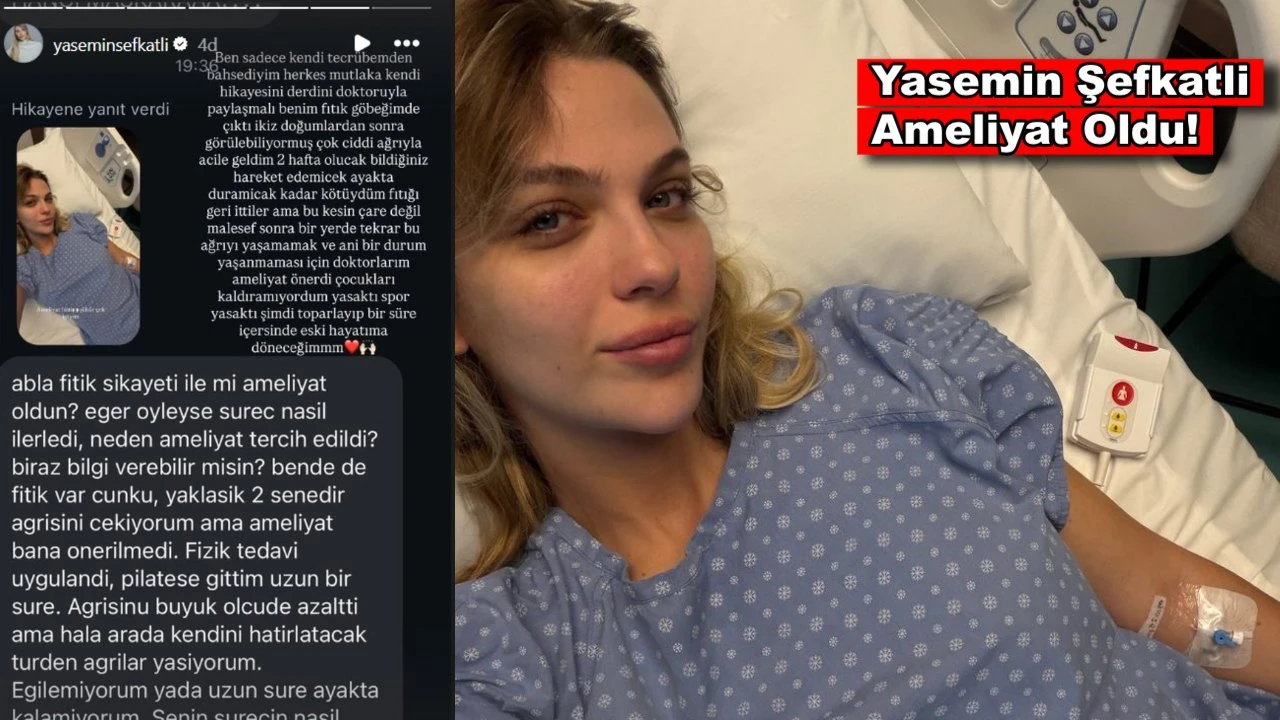 İbrahim Tatlıses'in gelini Yasemin Şefkatli ameliyat oldu!