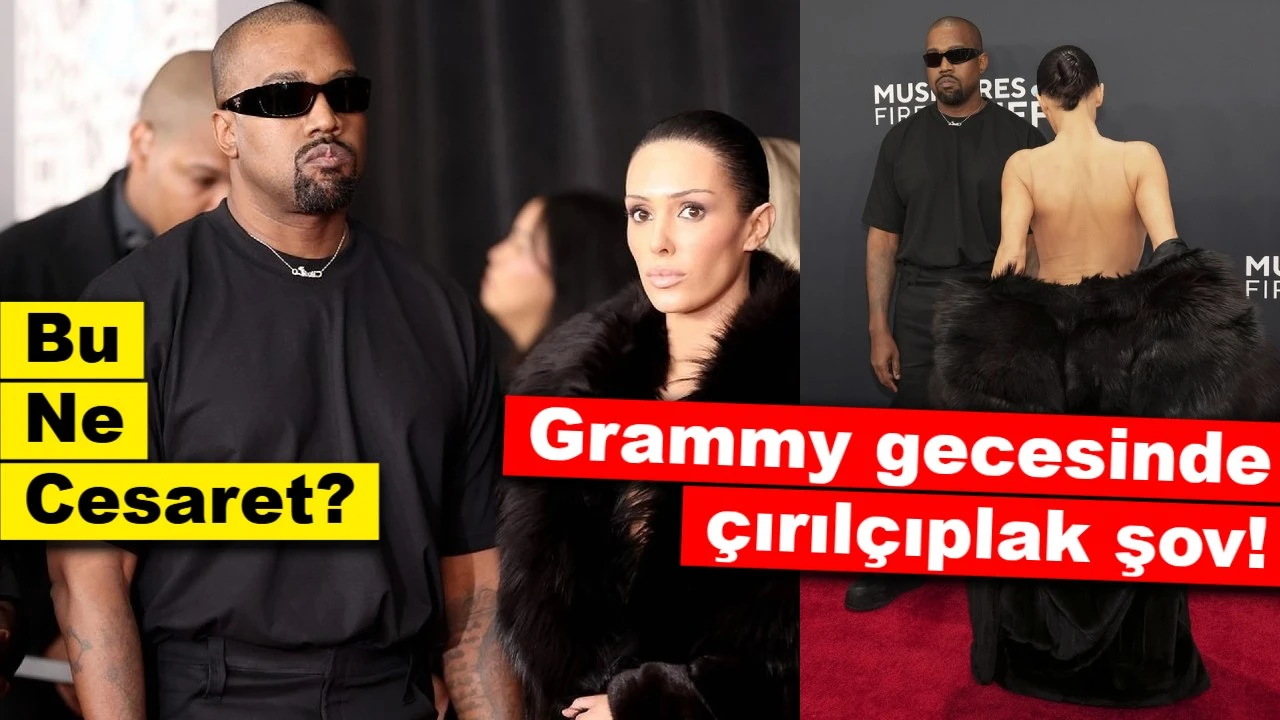 Grammy gecesinde çırılçıplak şov: Bu Ne Cesaret?