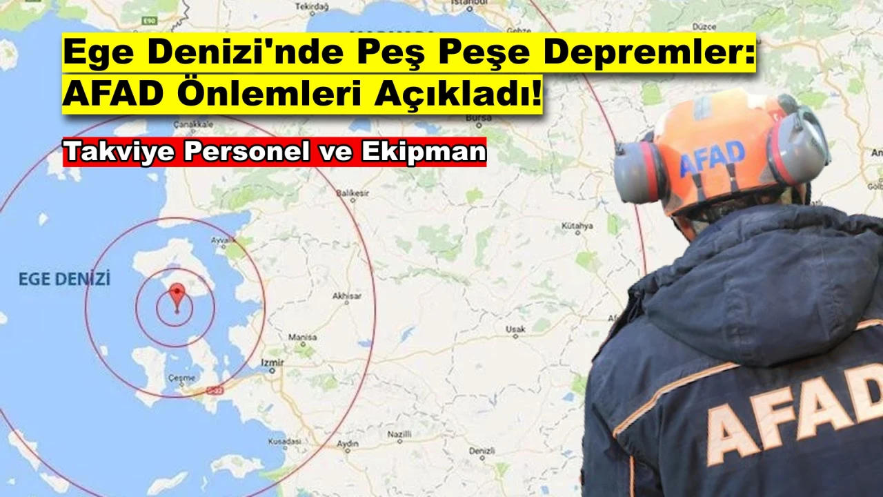 AFAD, Ege Denizi'nde Yaşanabilecek Deprem ya da Tsunami Felaketlerine Karşı Önlem Aldı!