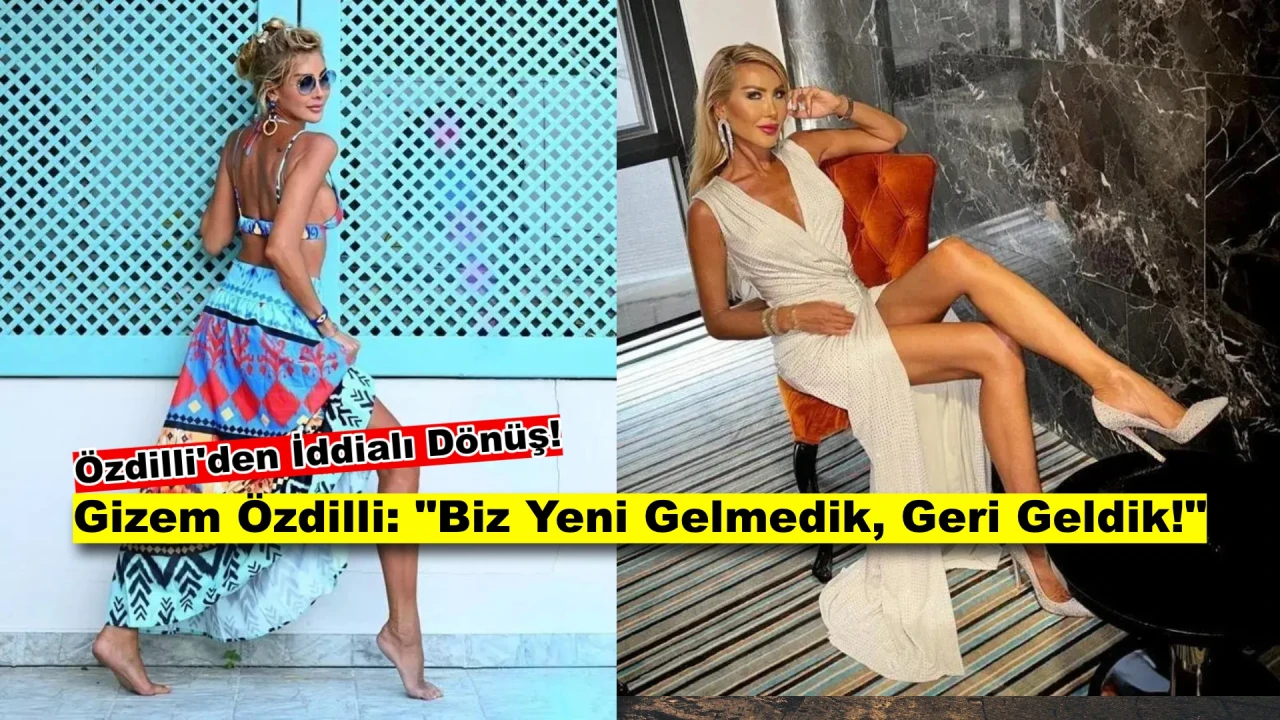 Gizem Özdilli'nin Dönüşü Muhteşem Oldu, Podyumda Fırtına Estirdi!