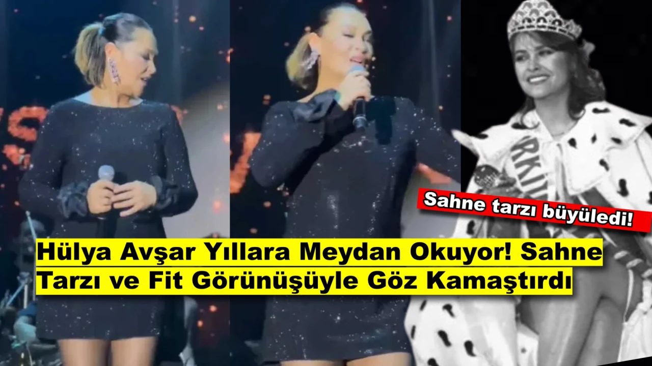 Hülya Avşar'ın Mini Sahne Elbisesi Çok Konuşuldu: 'Yaşına Uygun mu?'