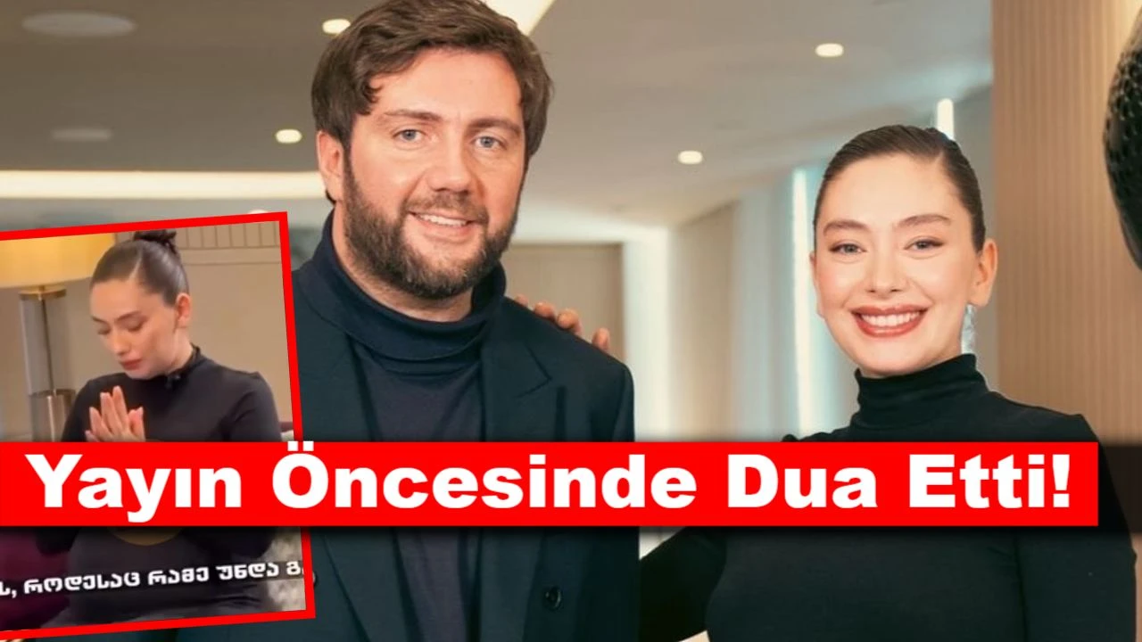 Karnı Burnunda Oyuncu Neslihan Atagül, Gürcistan'da Yayın Öncesinde Dua Etti!