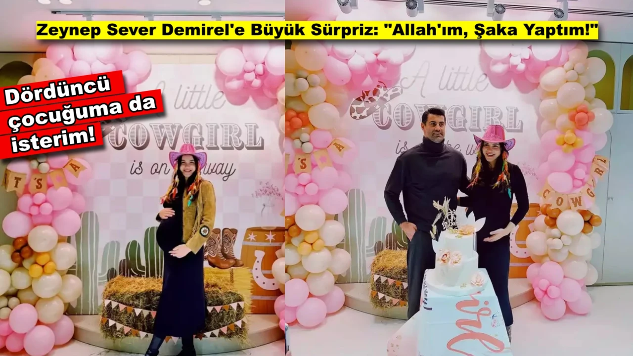 Zeynep Sever Demirel'e Cinsiyet Partisi Süprizi: 'Dördüncü Çocuk için de yaparım'