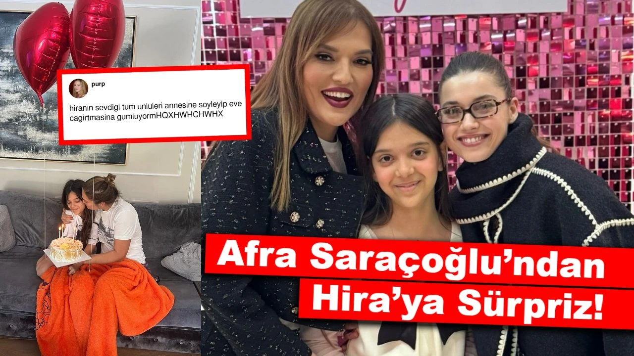 Kimse Beklemiyordu: Afra Saraçoğlu’ndan Hira’ya Sürpriz!