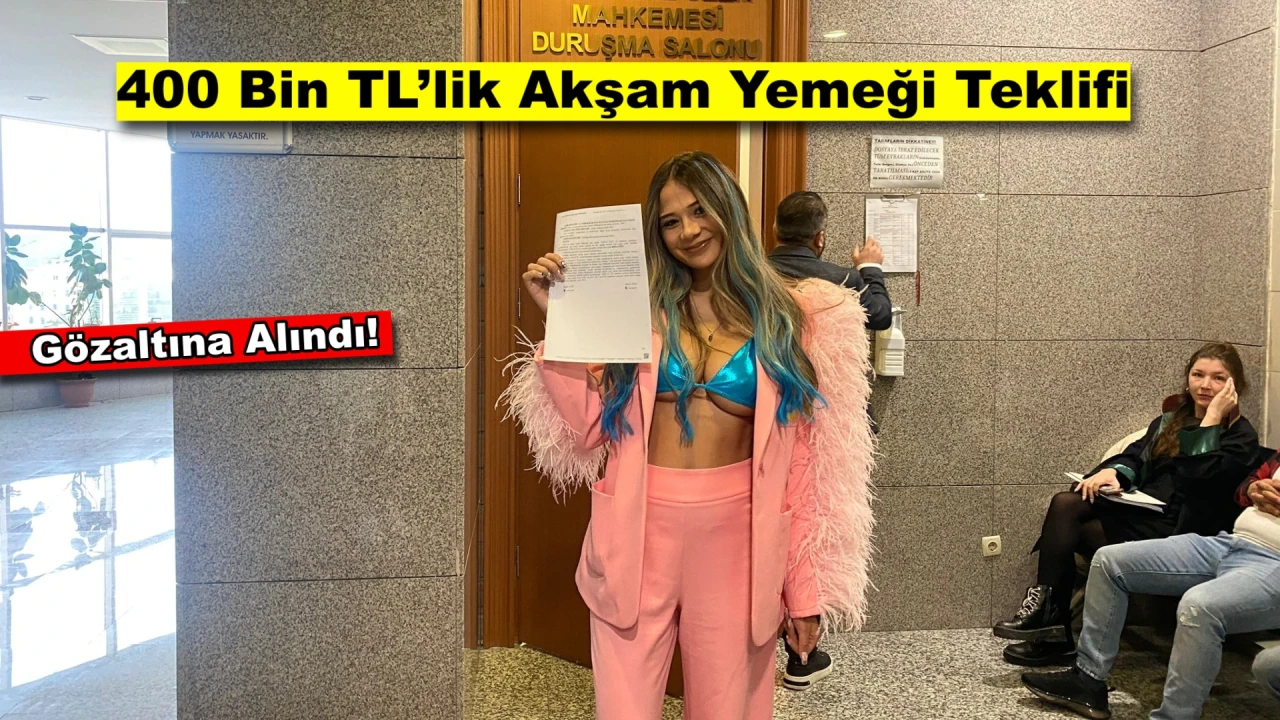 400 Bin TL'lik Yemek İlanıyla Gündem Olan Merve Taşkın'a 'Müstehcenlik' Gözaltısı!