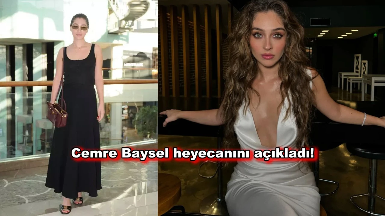 Yeni dizisinin çekimlerine başlayacak olan Cemre Baysel heyecanını paylaştı!