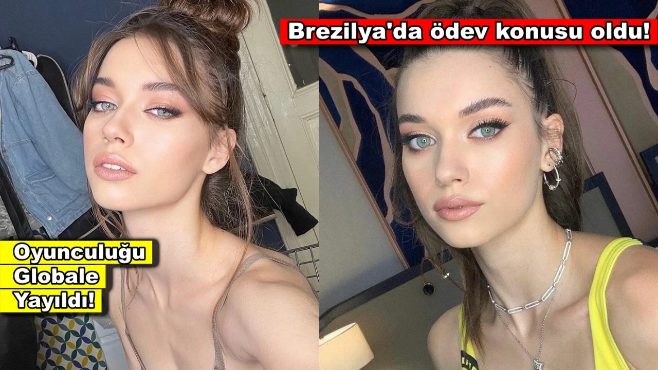 Afra Saraçoğlu'nun yeteneği globale açıldı! Brezilyalı öğrencinin ödev konusu oldu!