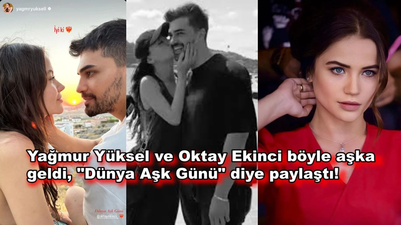 'Dünya Aşk Günü' notuyla paylaştı, çift böyle aşka geldi!