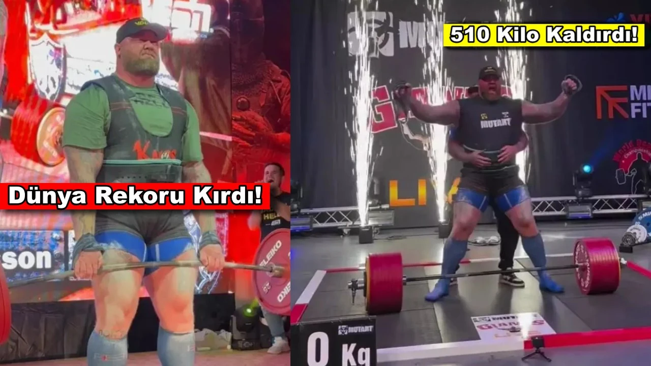 Game of Thrones'un The Mountain'ı Thor Björnsson dünya rekoru kırdı!