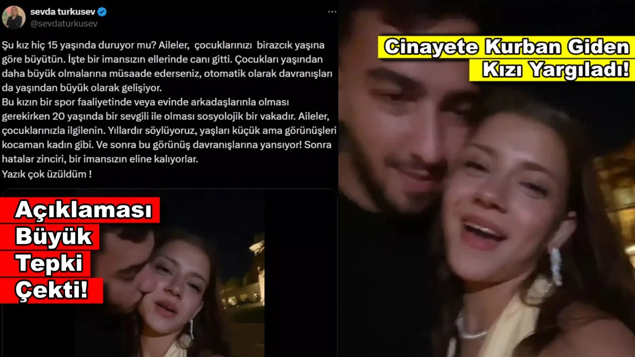 Sevda Türküsev'in Hilal Özdemir'in katledilmesine dair yaptığı yorum pes dedirtti!