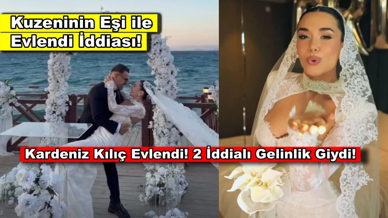 Sevgilisinin yüzünü gizleyen Survivor yarışmacısı evlendi! 2 iddialı gelinlik giydi