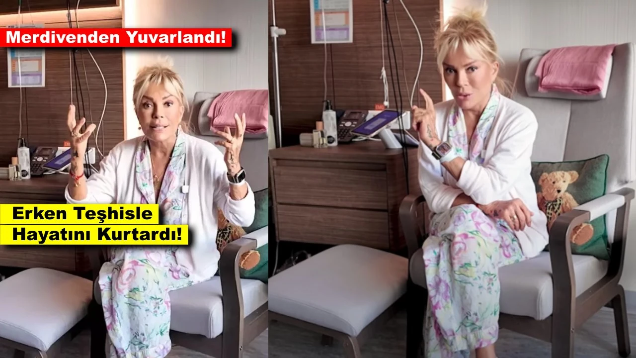 Semiramis Pekkan merdivenlerden düştü! Erken teşhis hayat kurtarır dedi!