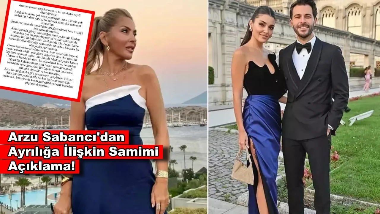 Beklenen açıklama geldi! Arzu Sabancı oğlunun ilişkisi hakkında ilk kez konuştu!