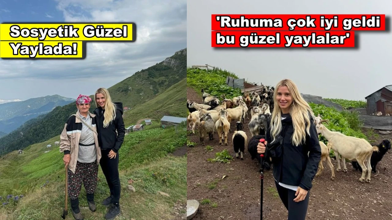 Pınar Sabancı Karadeniz turuna çıktı, 'ruhuma çok iyi geldi' dedi!