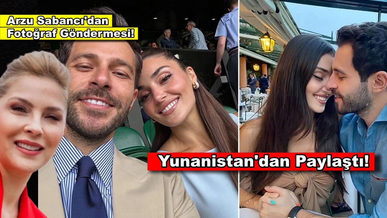 Arzu Sabancı oğlunun eski sevgilisi Hande Erçel'e ikinci kez gönderme yaptı!