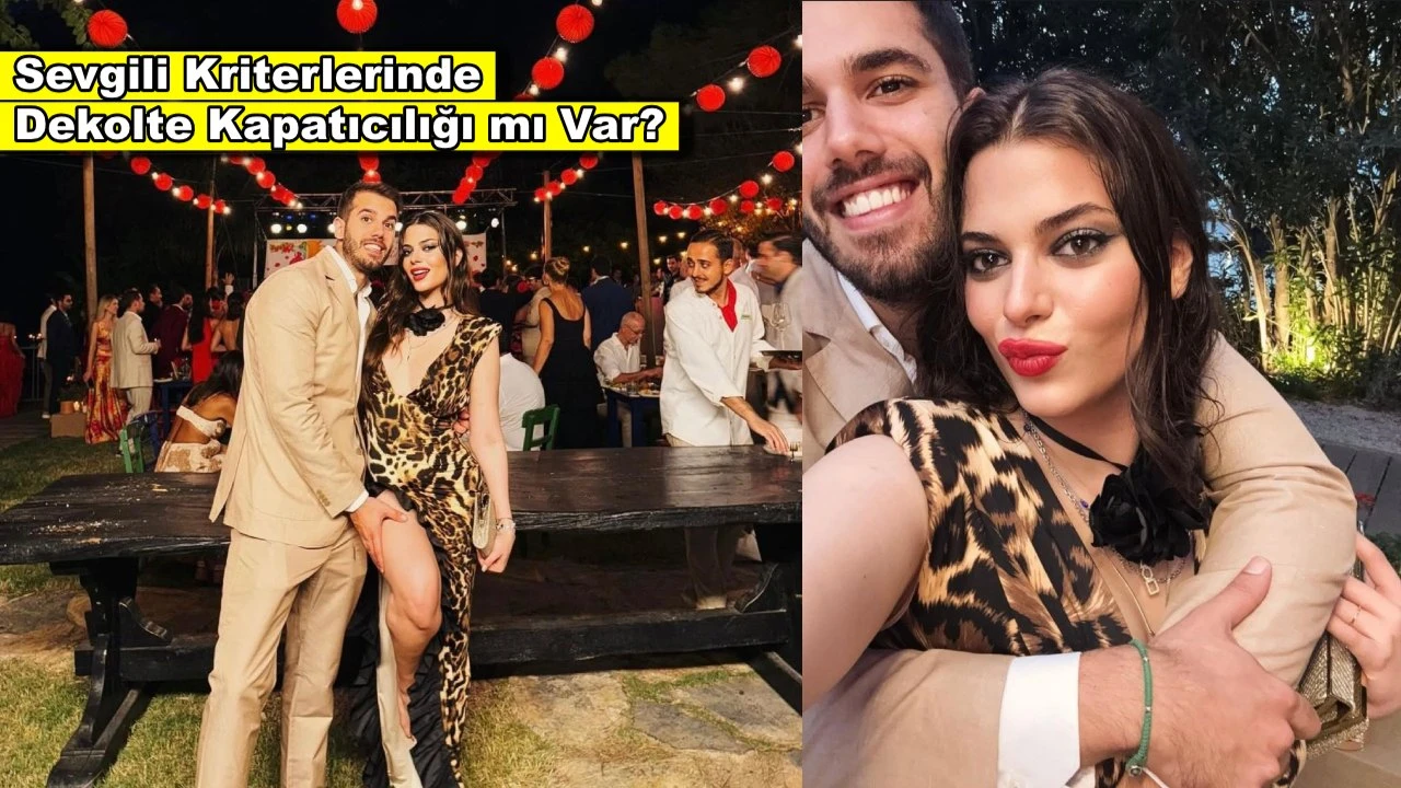 Derin Talu'nun derin yırtmacı olay oldu! Sevgilisi tüm gün dekolte mi kapatıyor?