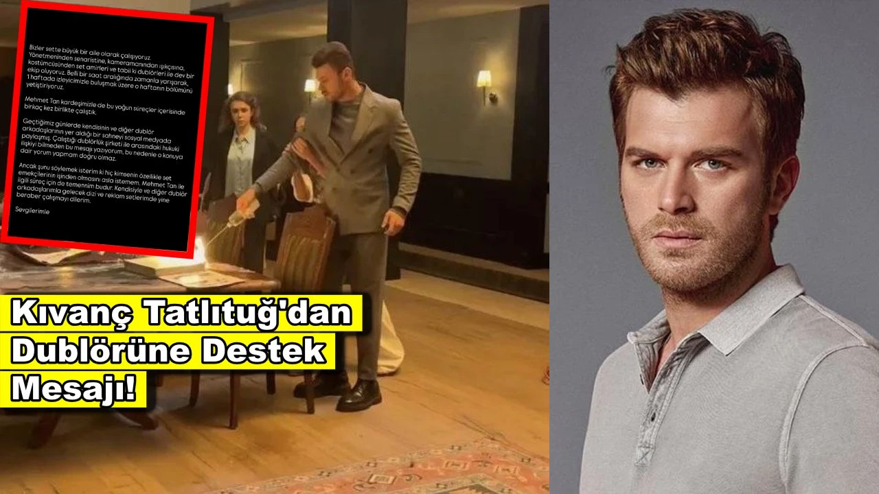 Dublörü işten çıkarılan Kıvanç Tatlıtuğ'dan ilk açıklama geldi!