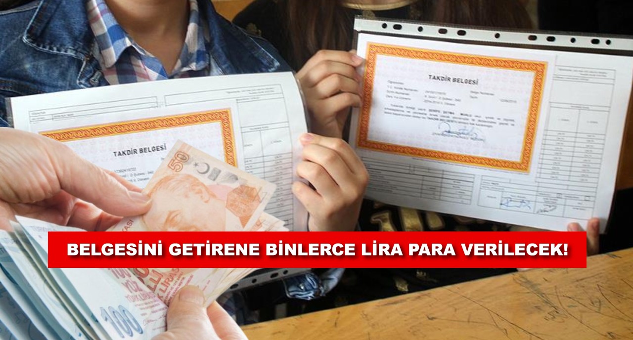 Öğrencilere Karne Hediyesi: Takdir veya Teşekkür Alanlara 10.201 TL Nakit Ödül!