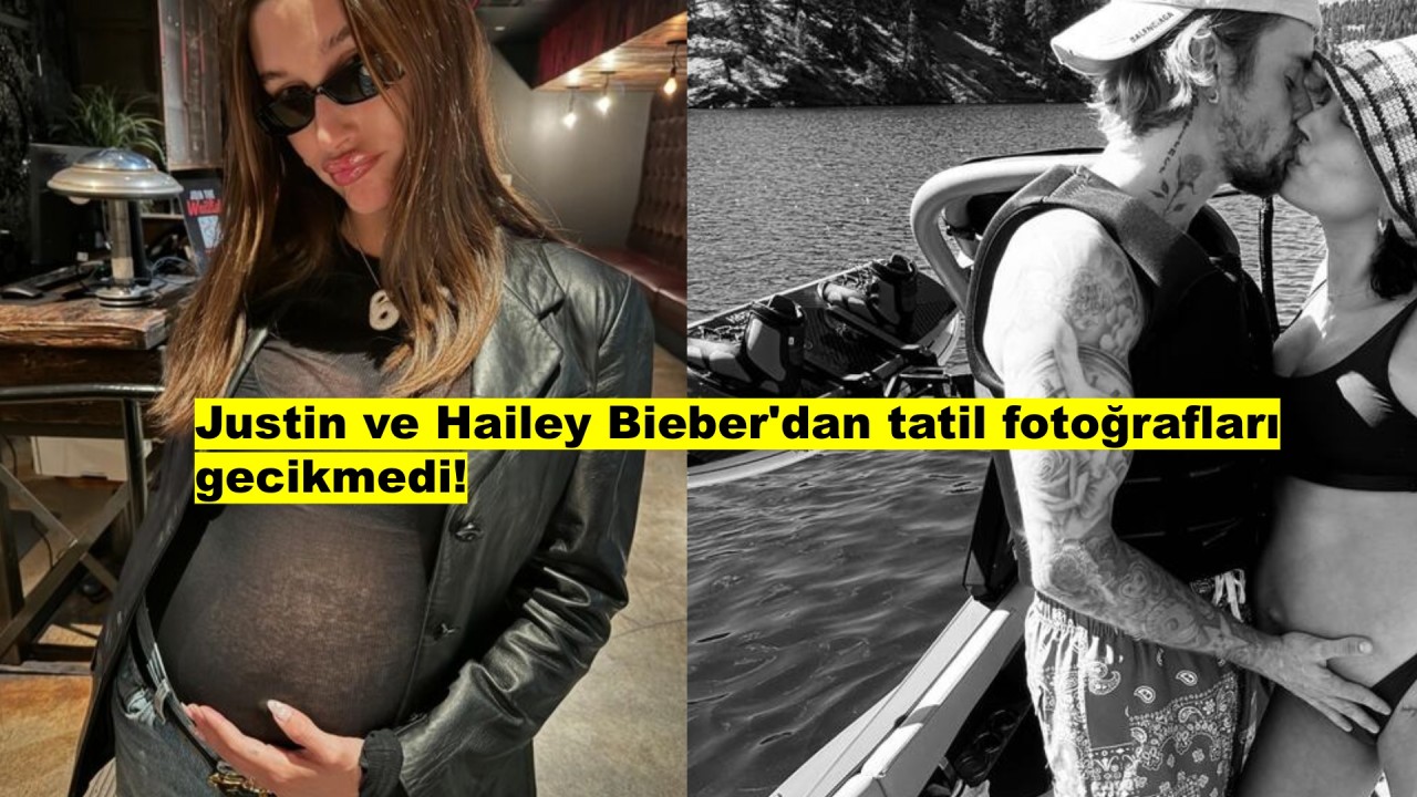 Hailey Bieber Karnı Burnunda! Justin ve Hailey'den Hamilelik Fotoğrafı