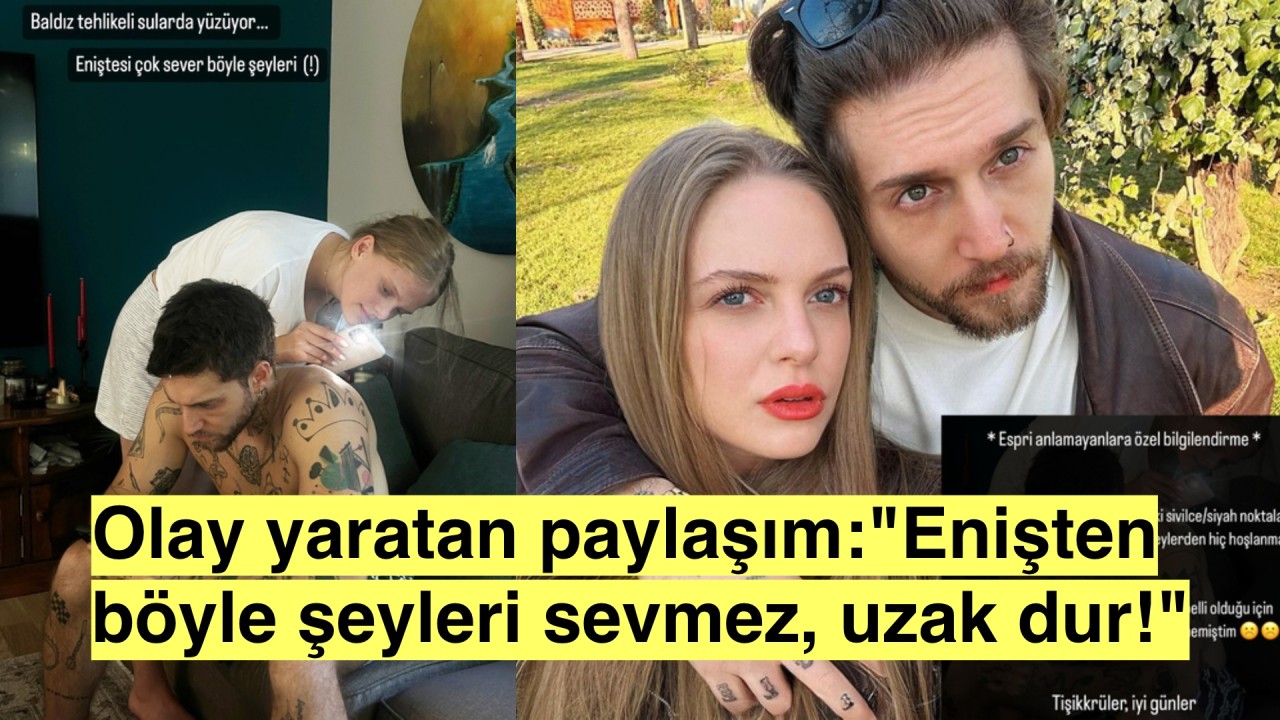 İpek Filiz Yazıcı Kardeşi Duru Yazıcı'yı uyardı:" Tehlikeli sularda yüzüyorsun baldız!"