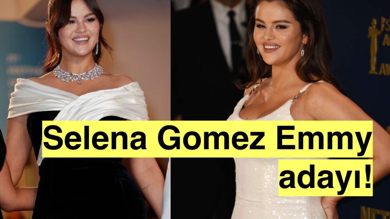 Selena Gomez Emmy Ödüllerine aday gösterildi!