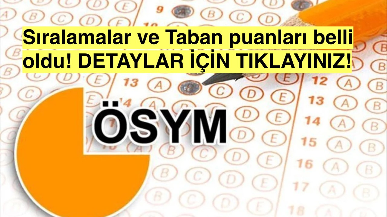 2-4 Yıllık Lisans ve Ön Lisans Programları İçin Taban Puanlar Belli Oldu! Hangi Bölüme Kaç Puanla Girebilirsiniz?