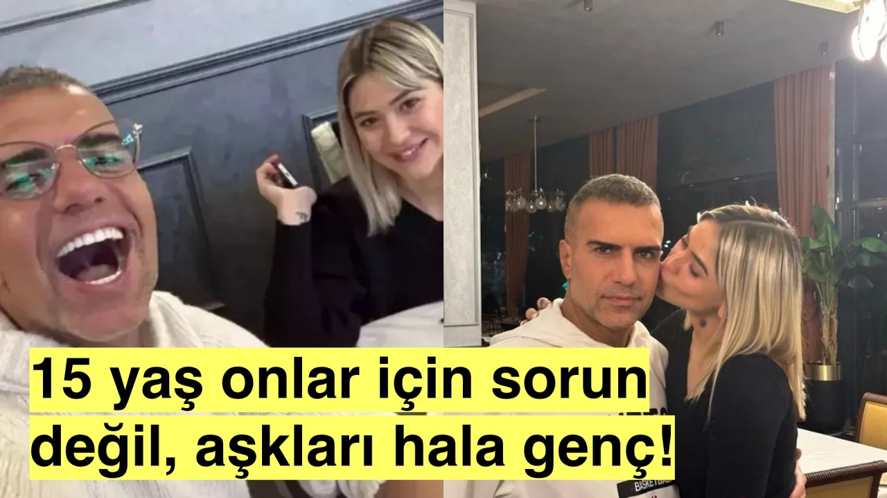 Berdan Mardini kendisinden 15 yaş küçük Dilara Talay ile aşk pozları paylaştı!