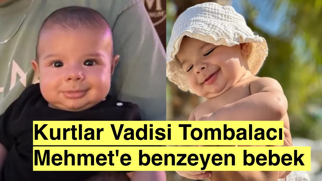 Kurtlar Vadisi Tombalacı Mehmet'e benzeyen bebek sosyal medyayı salladı!