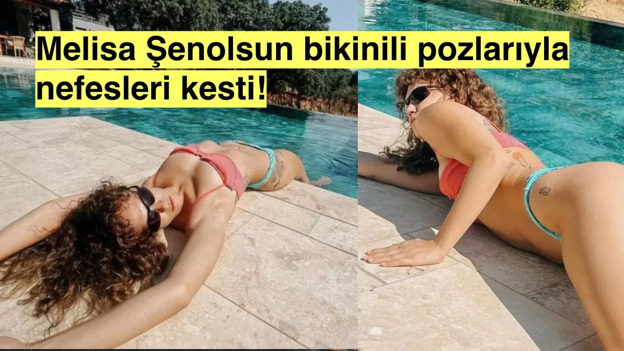 Melisa Şenolsun renkli bikinisiyle bu yaza damgasını vurdu!