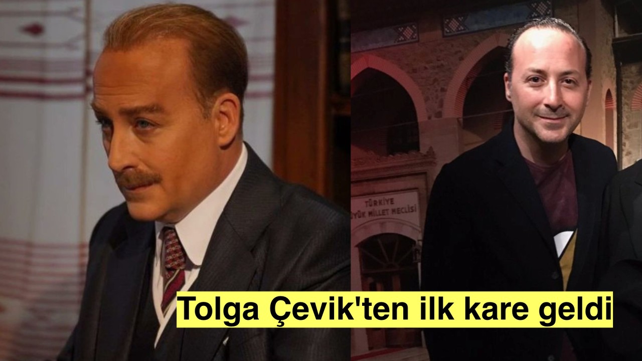 Komedyen ve oyuncu Tolga Çevik'ten ilk fotoğraf karesi geldi