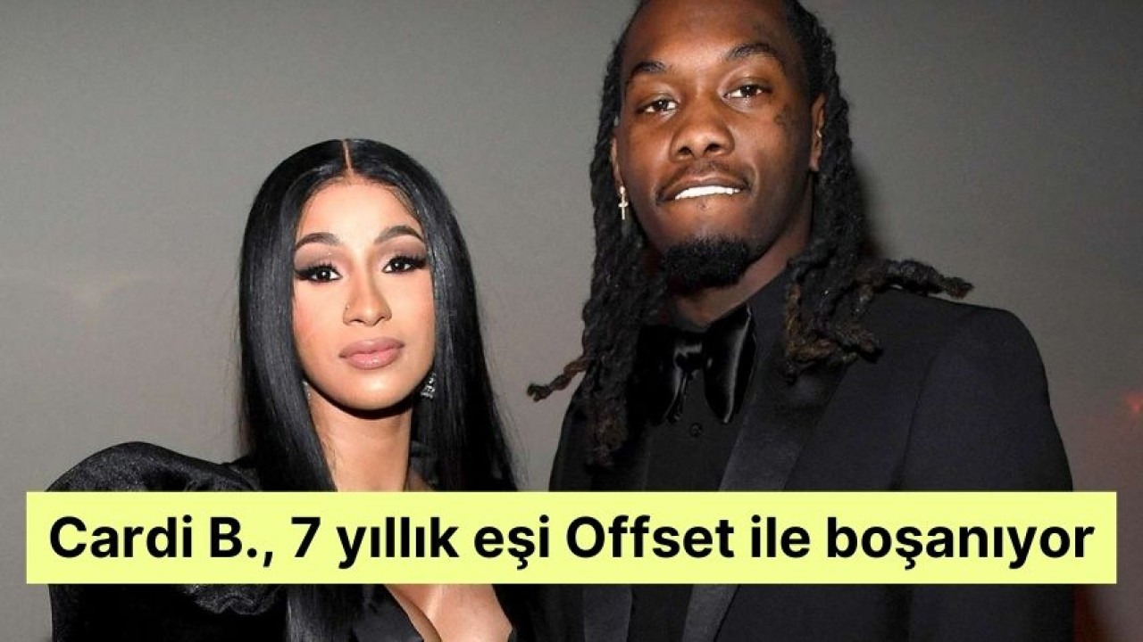 Cardi B, 7 yıllık eşi Offset ile boşanıyor