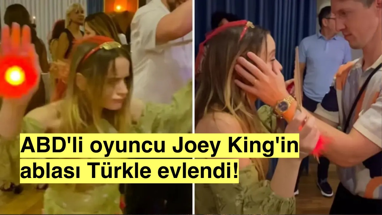 ABD'li oyuncu Joey King'in ablası Türkiye'ye gelin geldi, abla kardeş hem oynadılar hem ağladılar