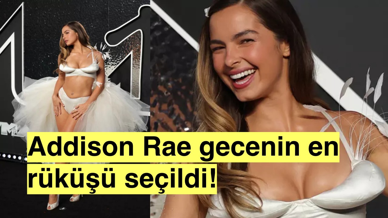 Addison Rae gecenin en rüküşü seçildi, görenler gözlerinden özür diledi