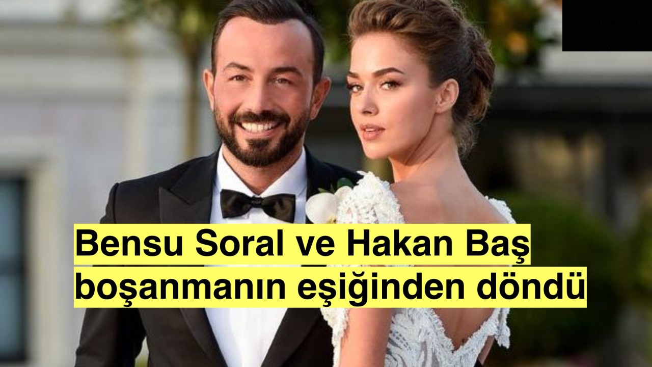 Boşanmanın eşiğinden dönen Bensu Soral ve Hakan Baş evlilik yıl dönümü kutladı