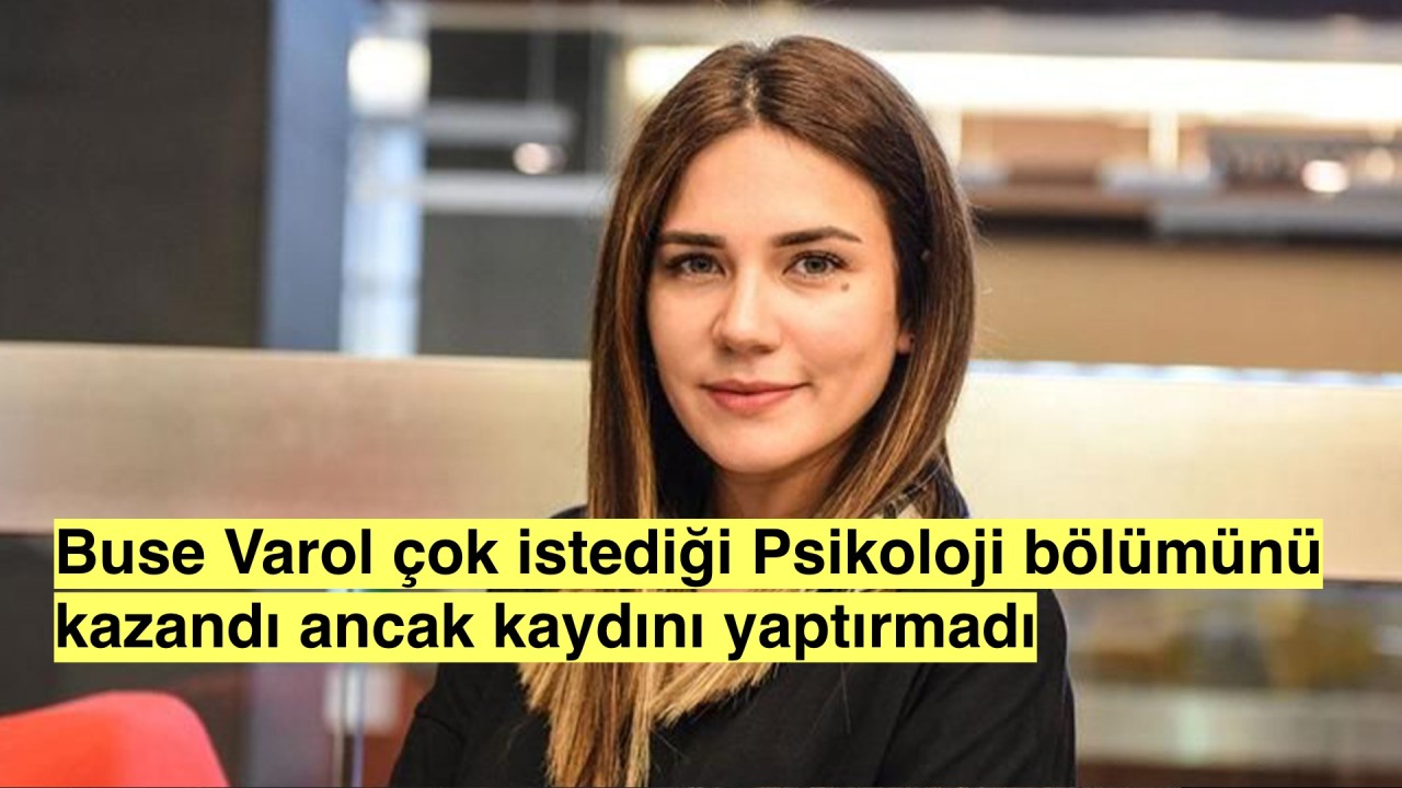 Alişan'ın eşi Buse Varol Psikoloji kazandığını söylemişti, üniversiteye kayıt yaptırmadı