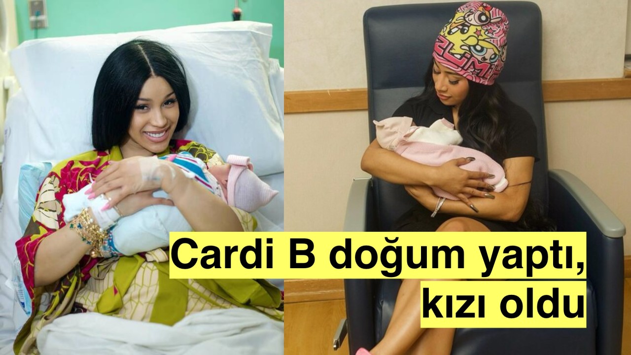 Cardi B, üçüncü kez doğurdu!