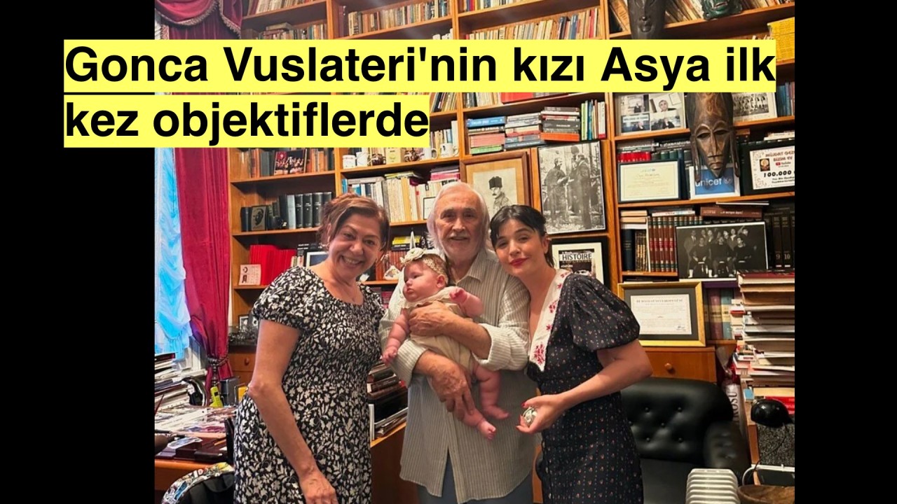 Gonca Vuslateri kızı Asya'nın yüzünü paylaştı