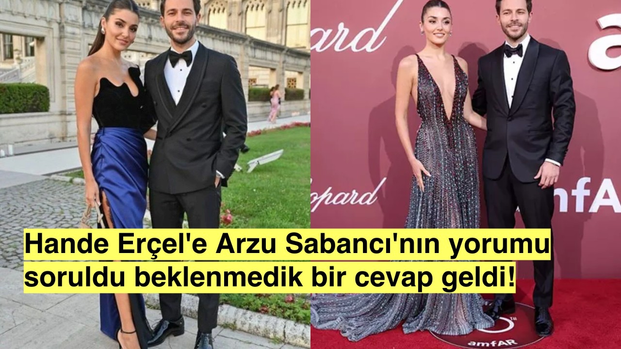 Arzu Sabancı Hande Erçel'e kalp attı, Hande Erçel beklenmedik bir tepki verdi!