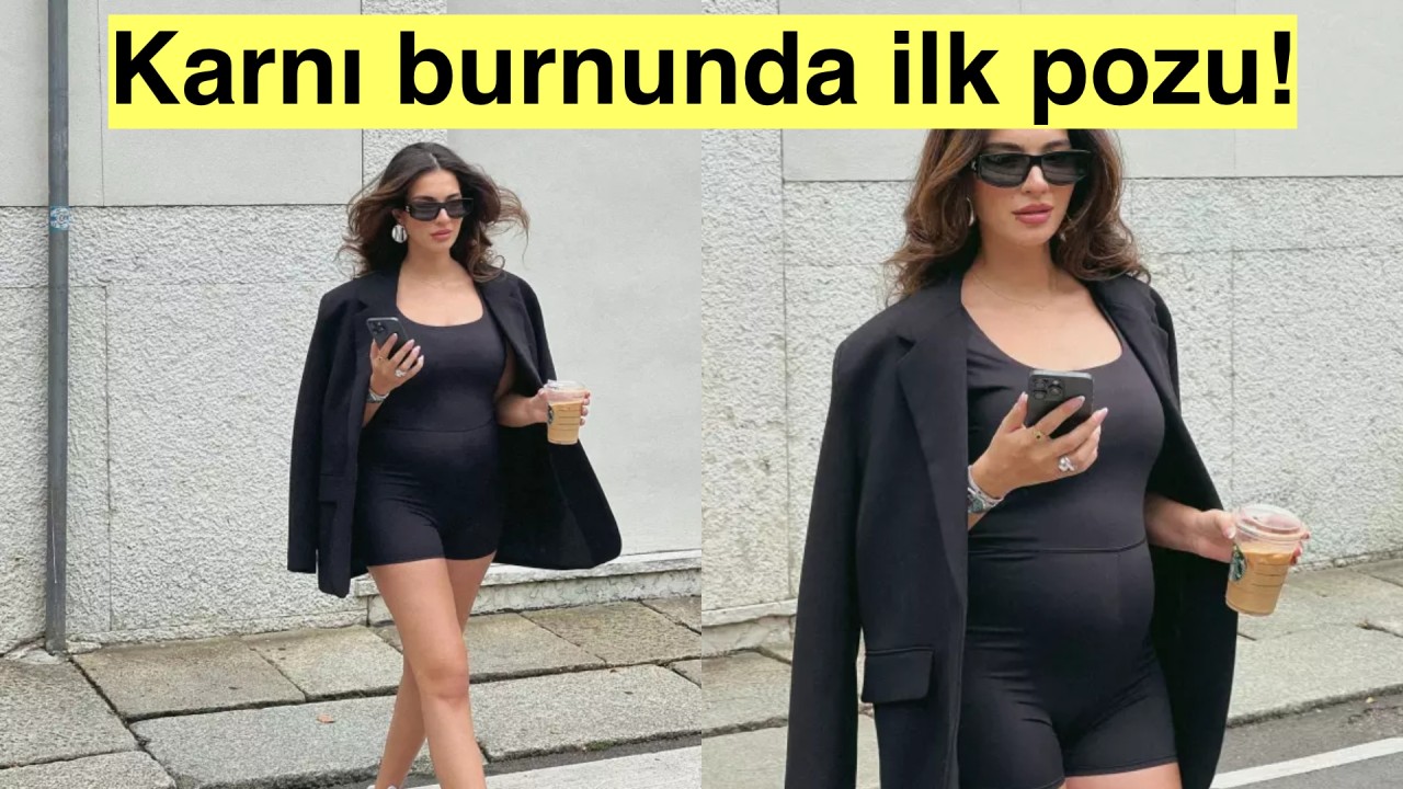 Melisa Aslı Pamuk'tan karnı burnunda pozlar