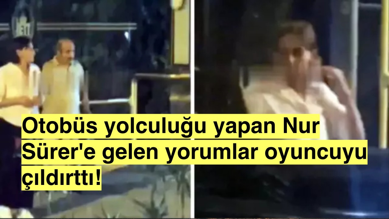 Düğün sonrası otobüse binen Nur Sürer gelen yorumlara karşı sessizliğini bozdu