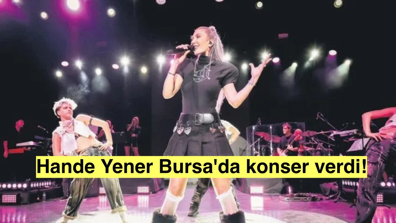 Bursa'da Hande Yener rüzgarı esti