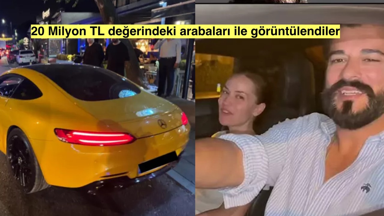 Burak Özçivit ve Fahriye Evcen çiftinin 20 Milyon TL değerindeki lüks otomobili görenleri büyüledi