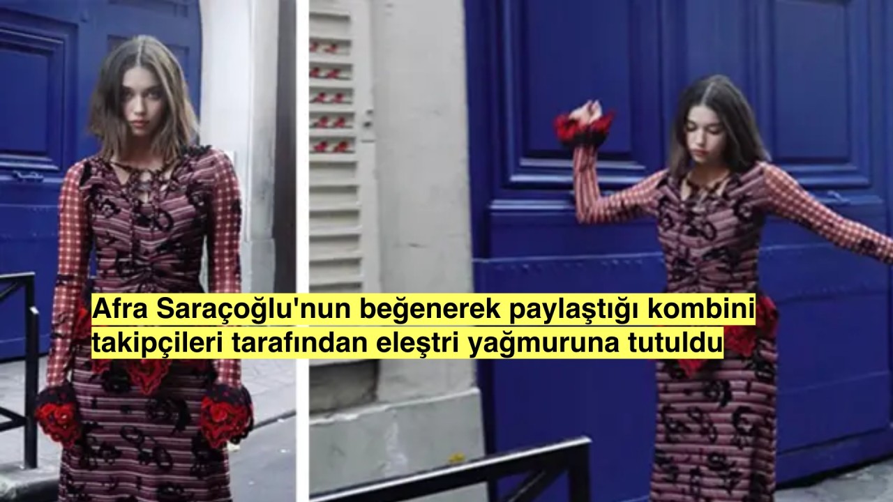 Afra Saraçoğlu 'Hayatımın elbisesi' notu ile paylaşım yaptı, takipçileri ne kadar rüküş olduğunu konuştu