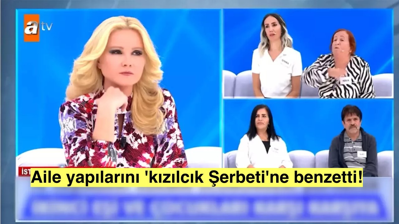 Müge Anlı programa gelen aileyi Kızılcık Şerbeti'ne benzetti, gündeme oturdu